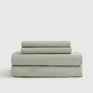 Classic Organic Percale Sheet Set in Sage