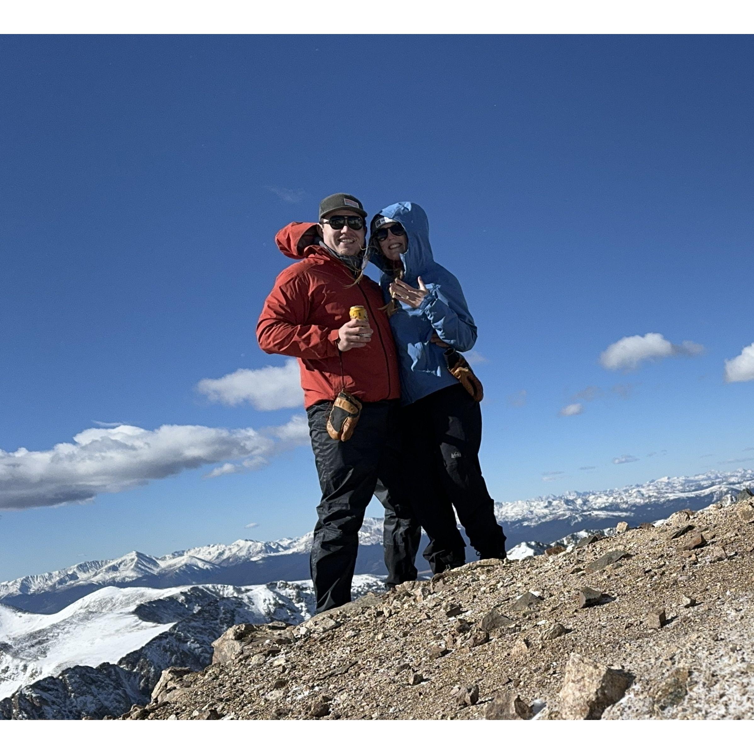 on top of the world!