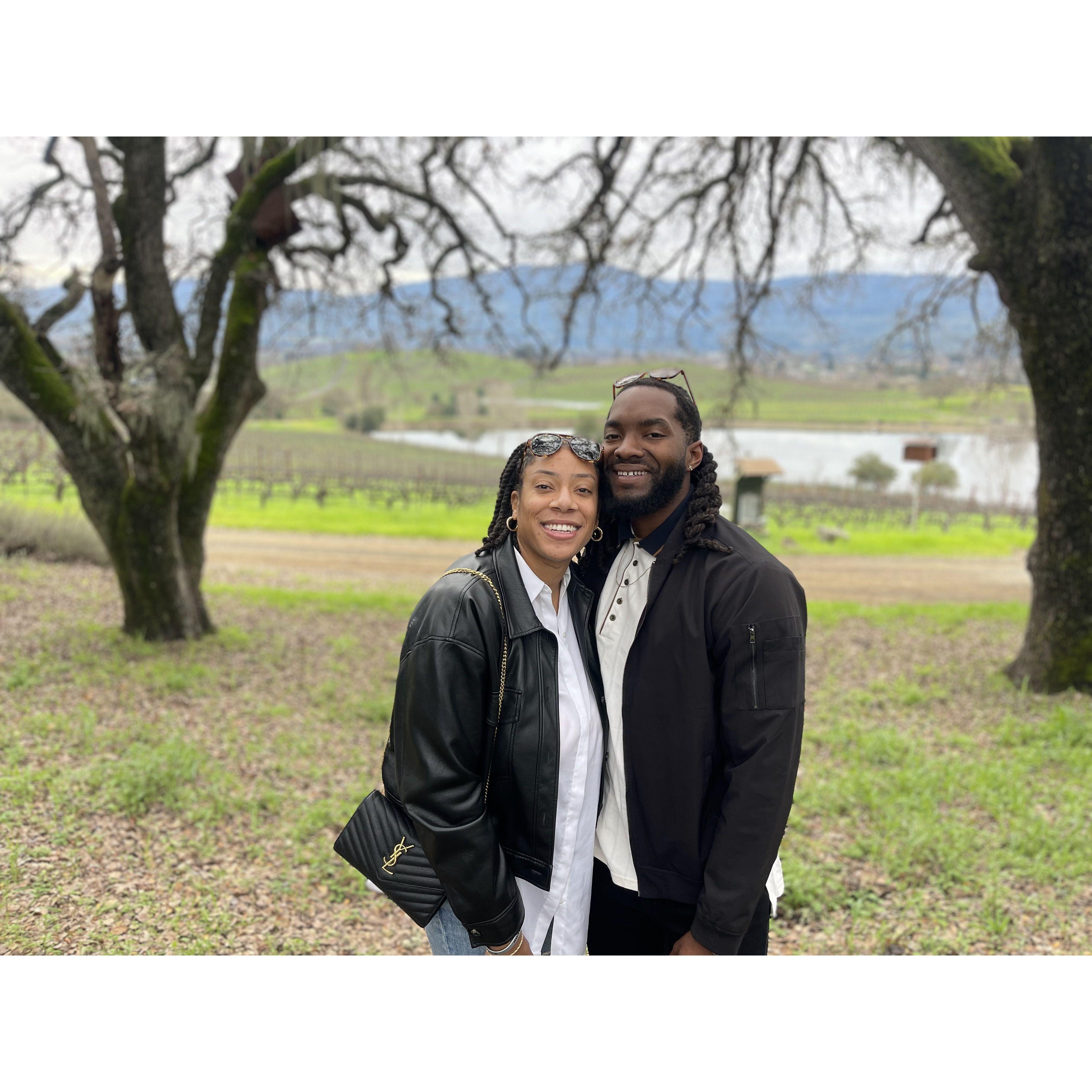 Josh surprised Jen with a Fiancé-moon to Napa Valley!