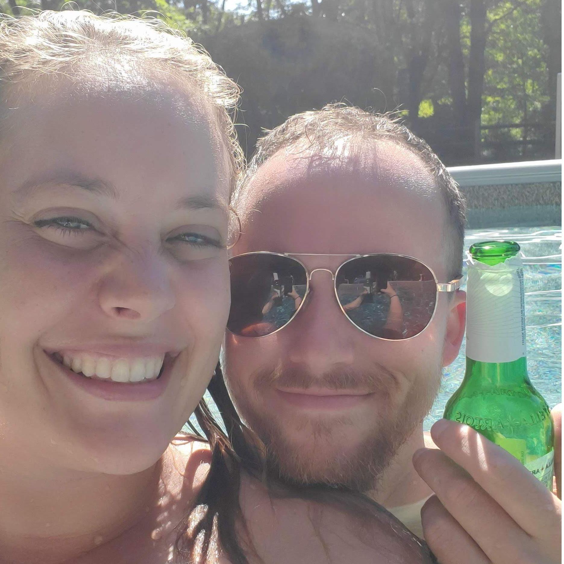 Visiting Jas' family's home in Michigan