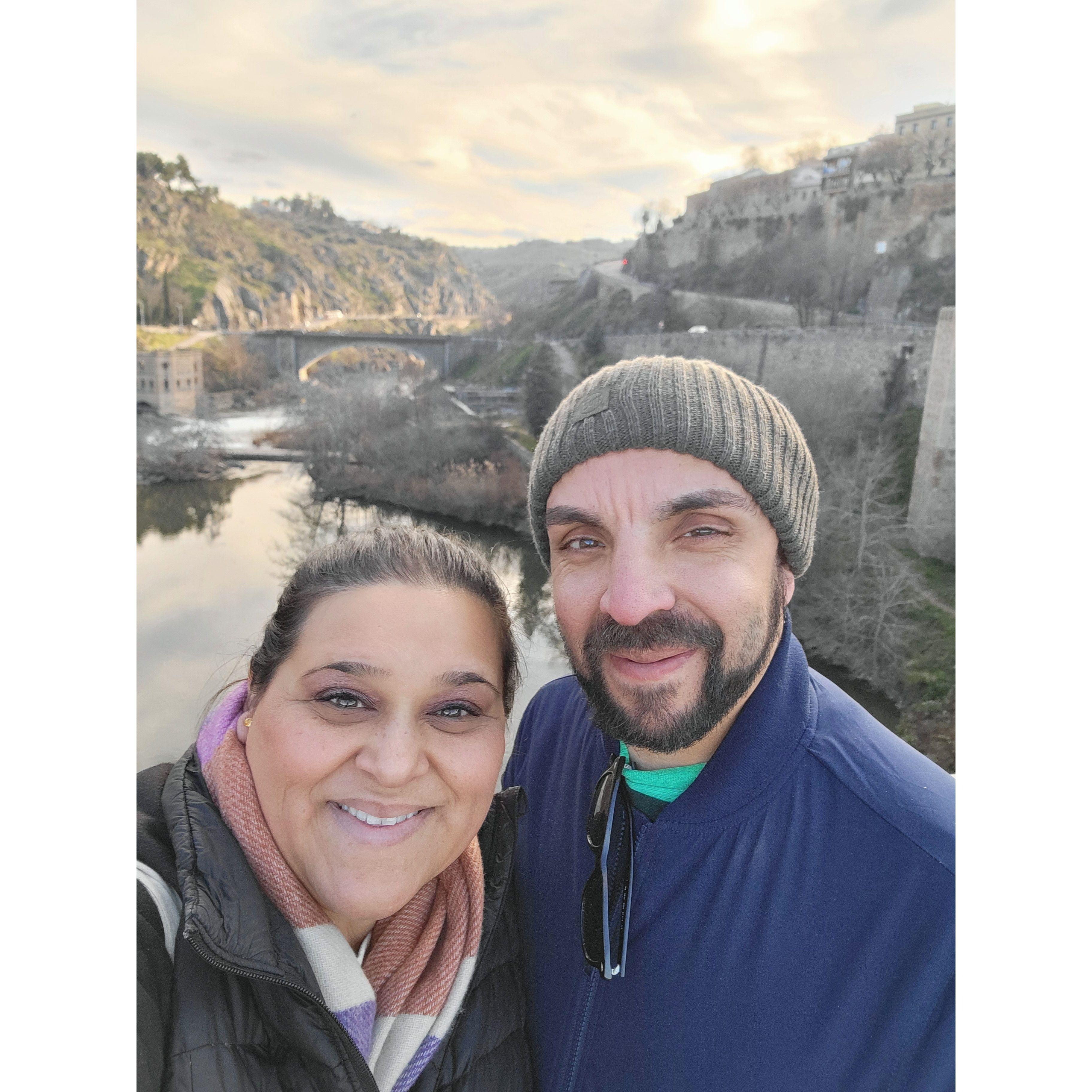 Sheila and Jarrod went to Madrid in January (2025). This picture is from Toledo, Spain which was Spain's first capital city and a beautiful way to spend a day.