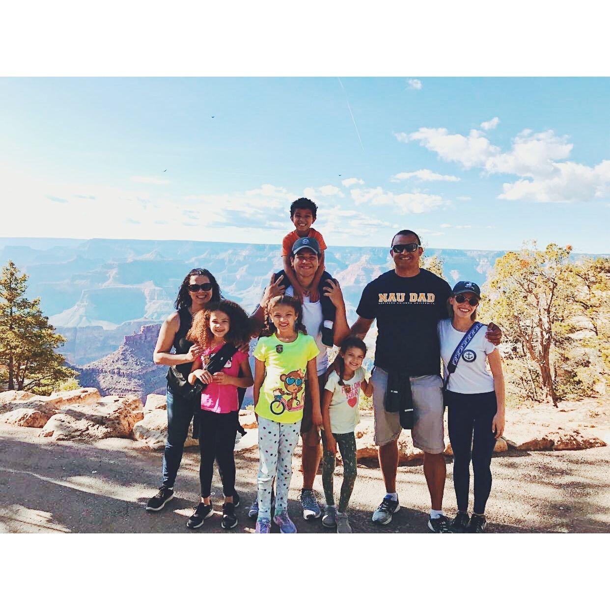 Jordan's family visiting for Jordan's college graduation - 2019