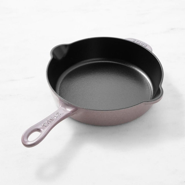 Staub Enameled Cast Iron Traditional Deep Skillet, 8 1/2", Lilac