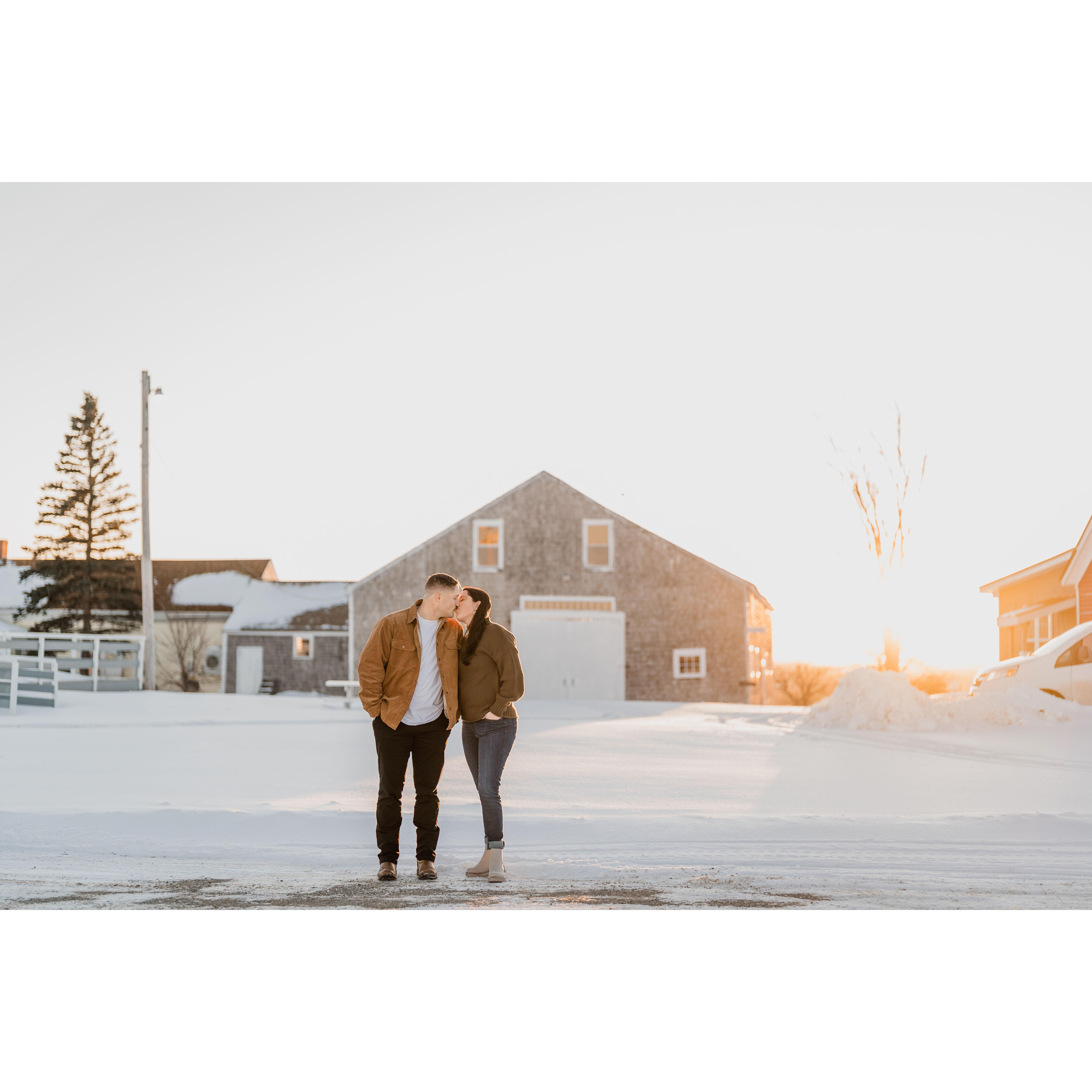 Some of our favorite pictures from our engagement shoot on Valentine's Day 2025.