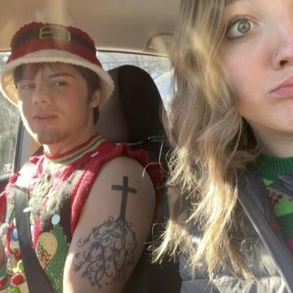 I won the ugly Christmas sweater competition!