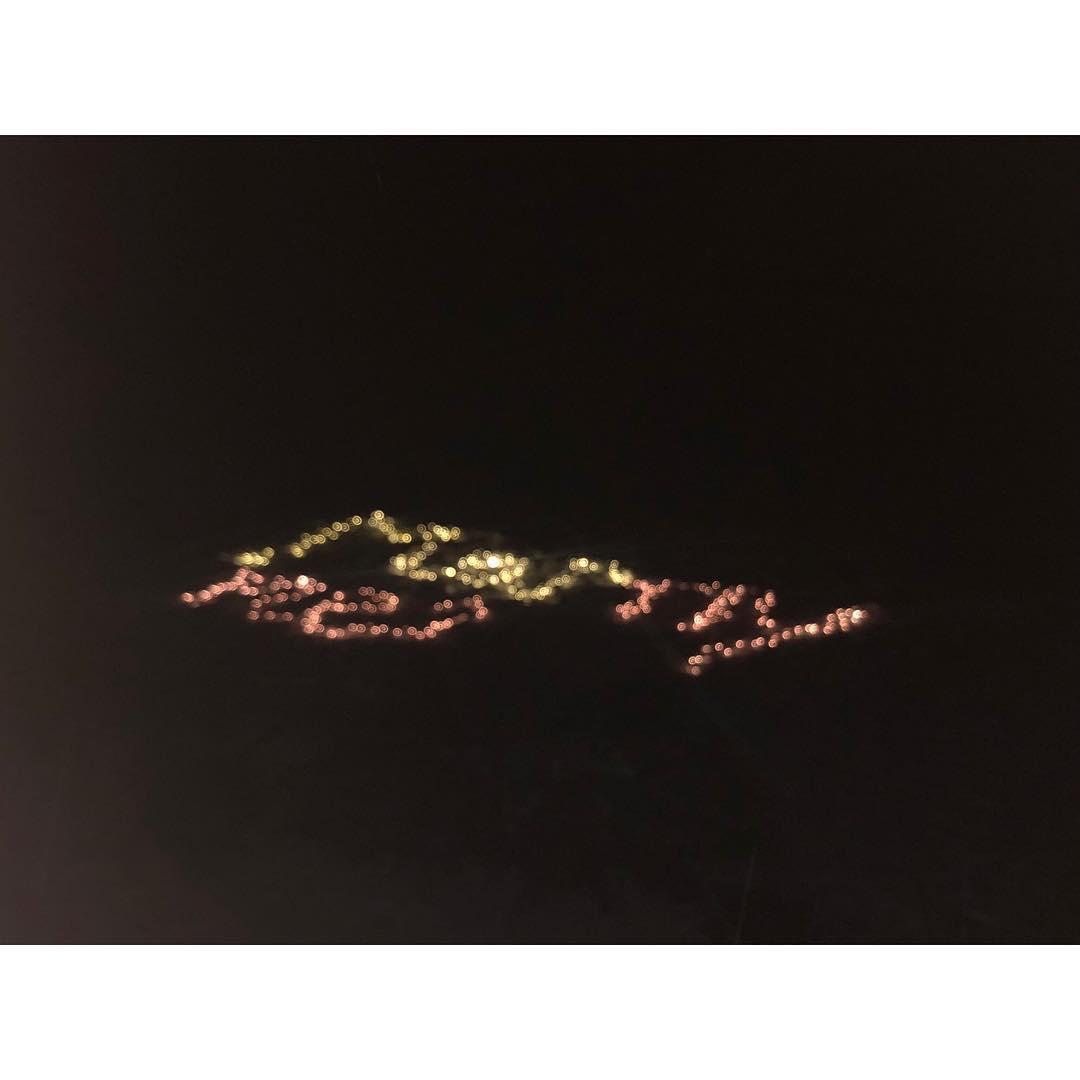 I looked over the balcony and "Marry Me?" was written in Christmas lights