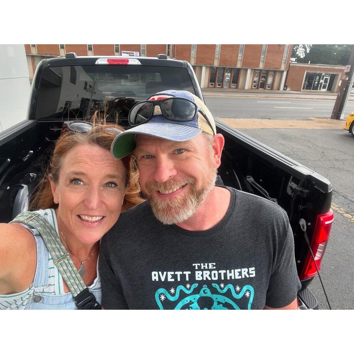 Our first car together!