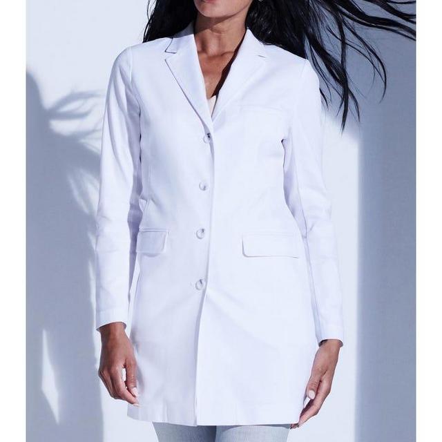 Rebecca Slim Fit Lab Coat with Embroidery