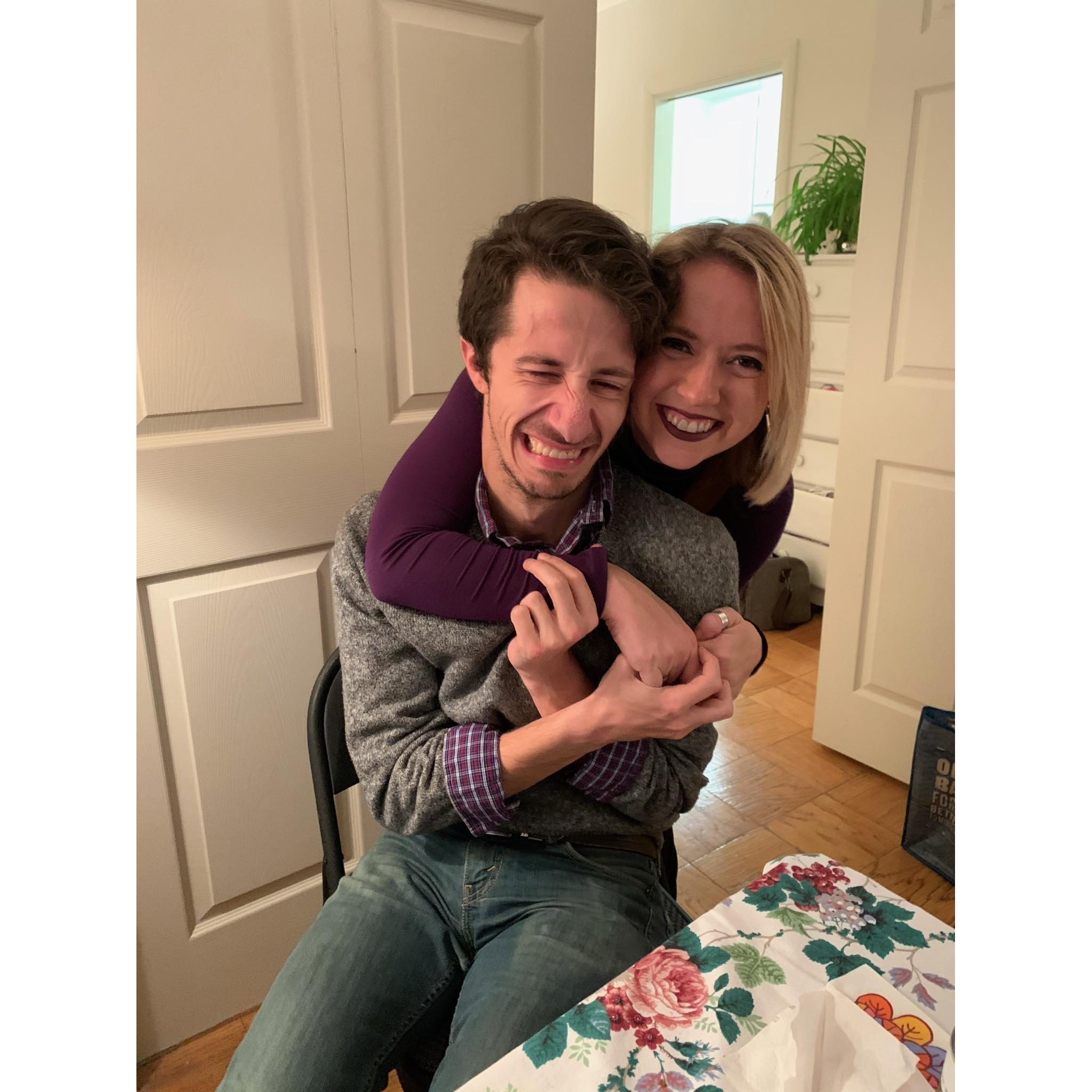 (Friendsgiving Grimace 2019)