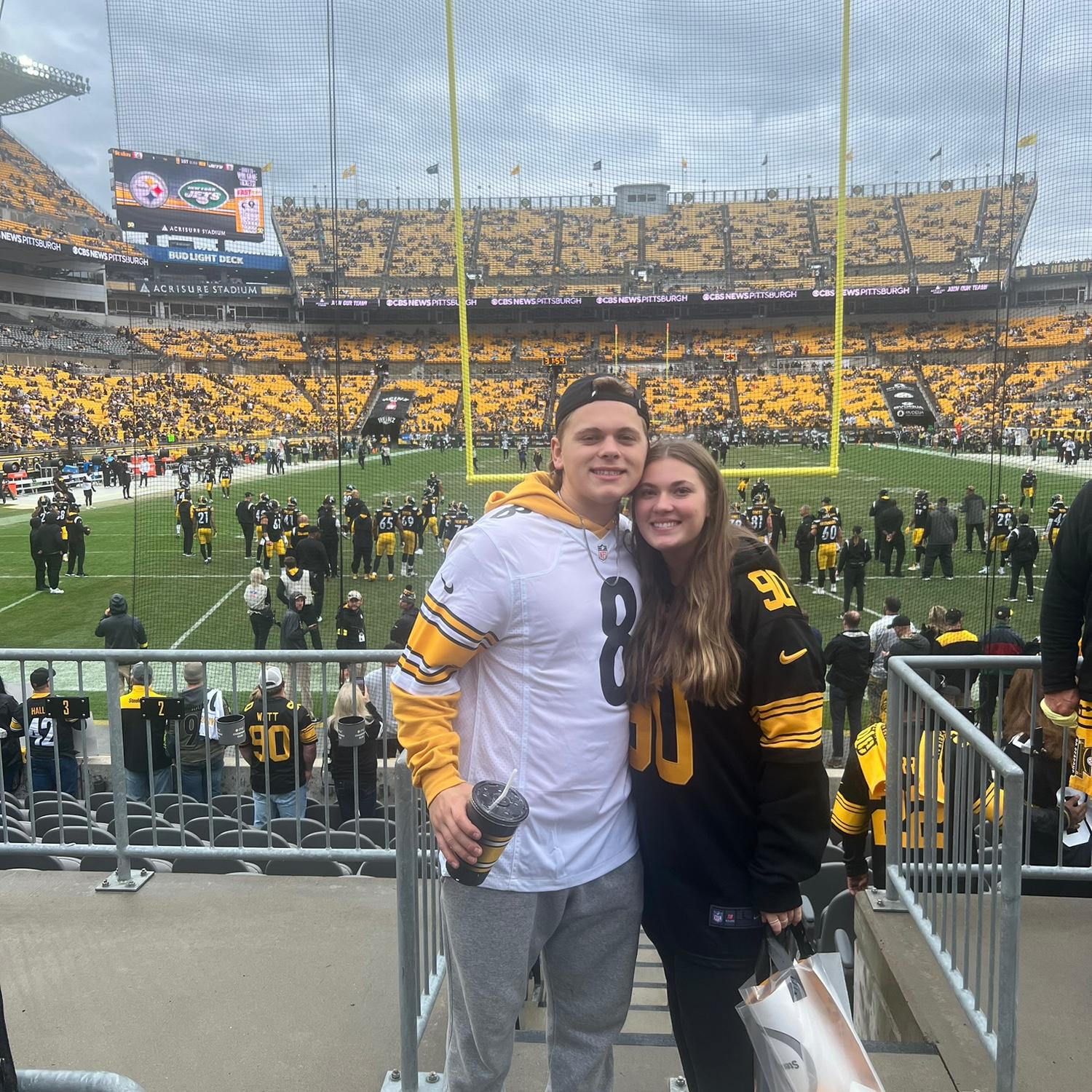 Our first Steelers game! Oct. 2022