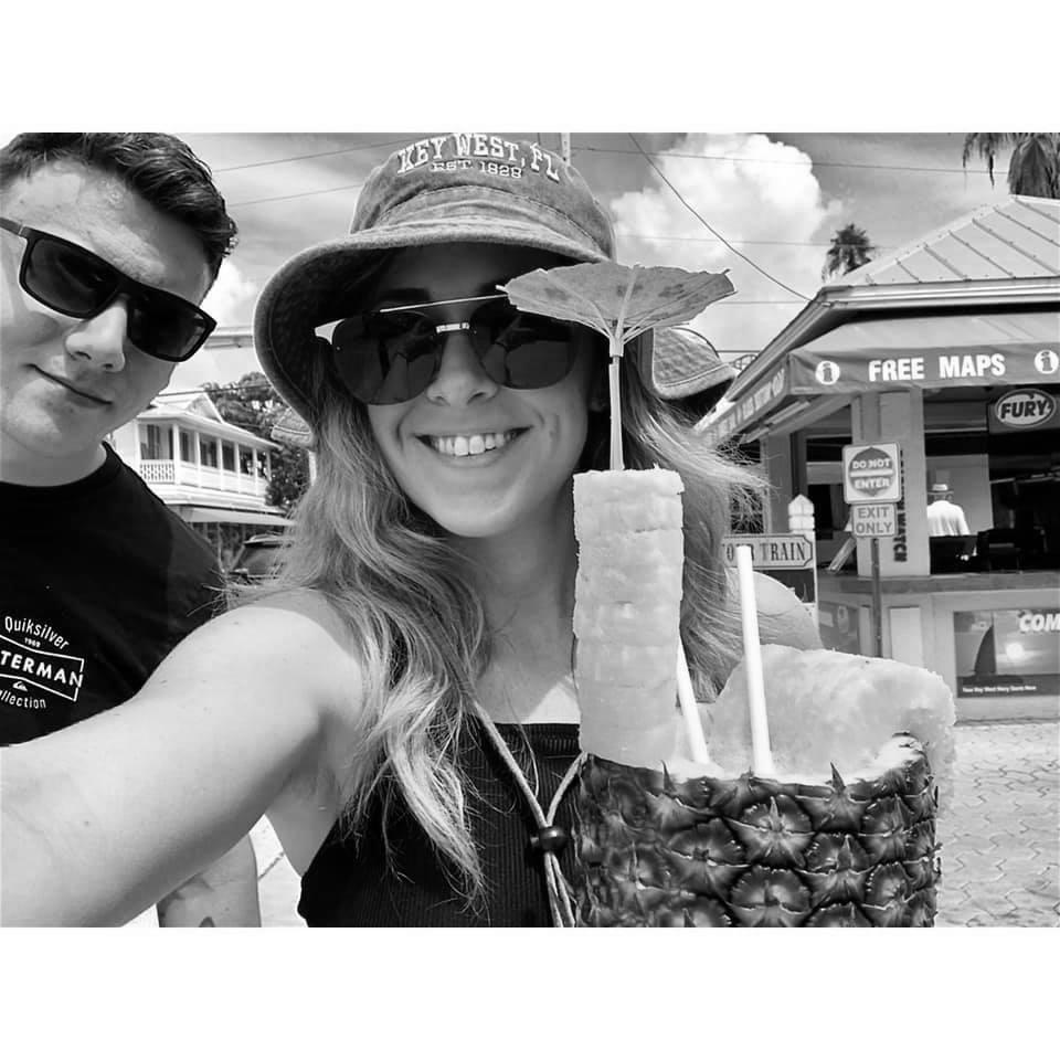 Pineapple cocktails are a must in Key West.