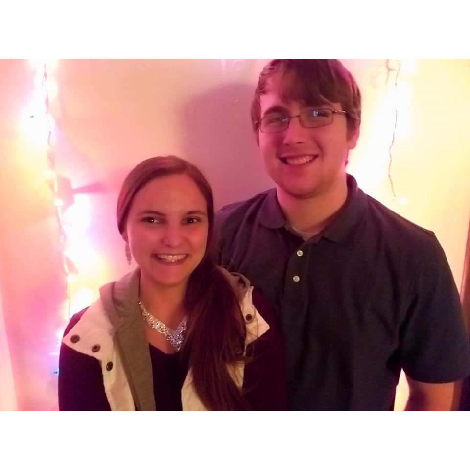 Celebrating Catherine's 22nd birthday. We had just come back from eating denny's