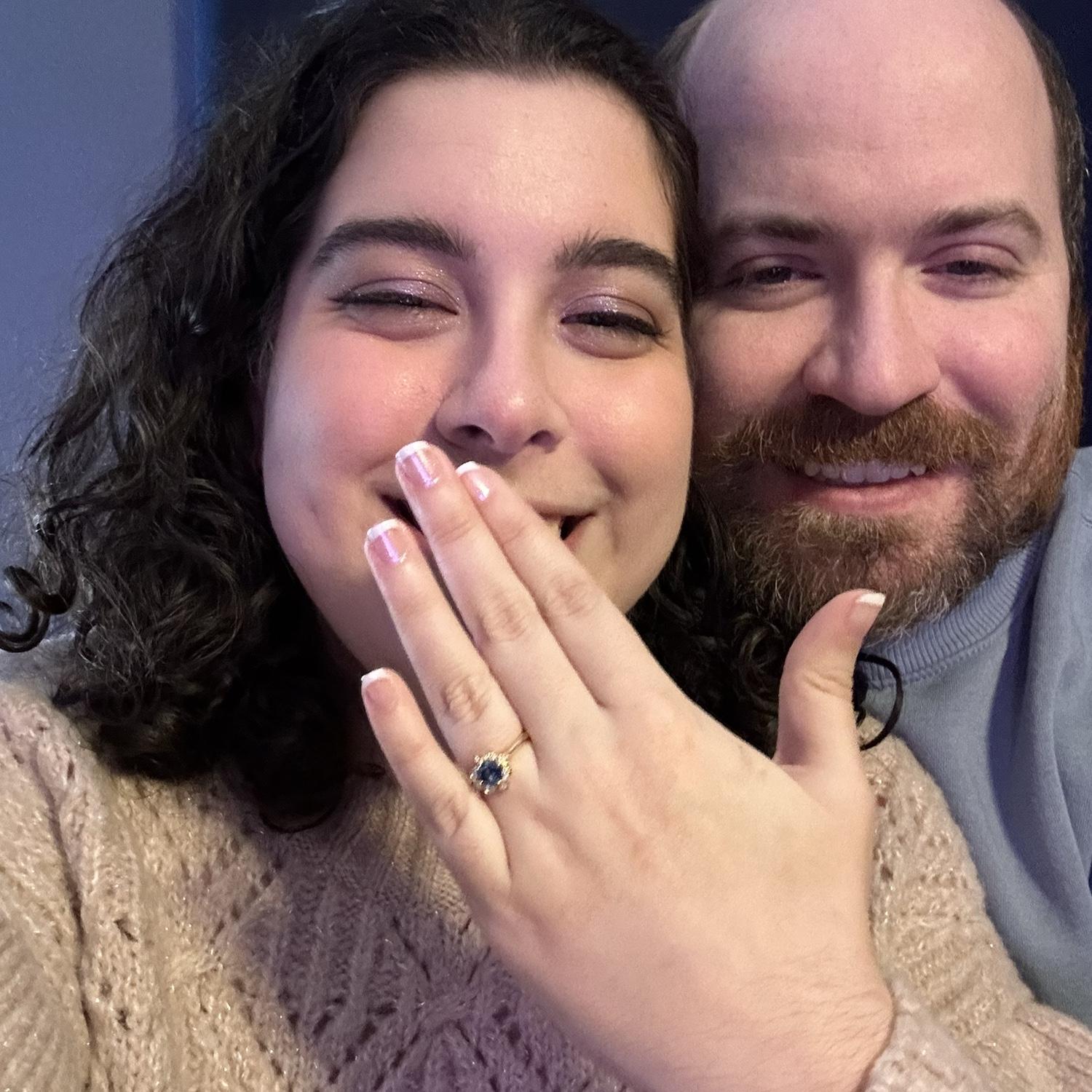 We're engaged