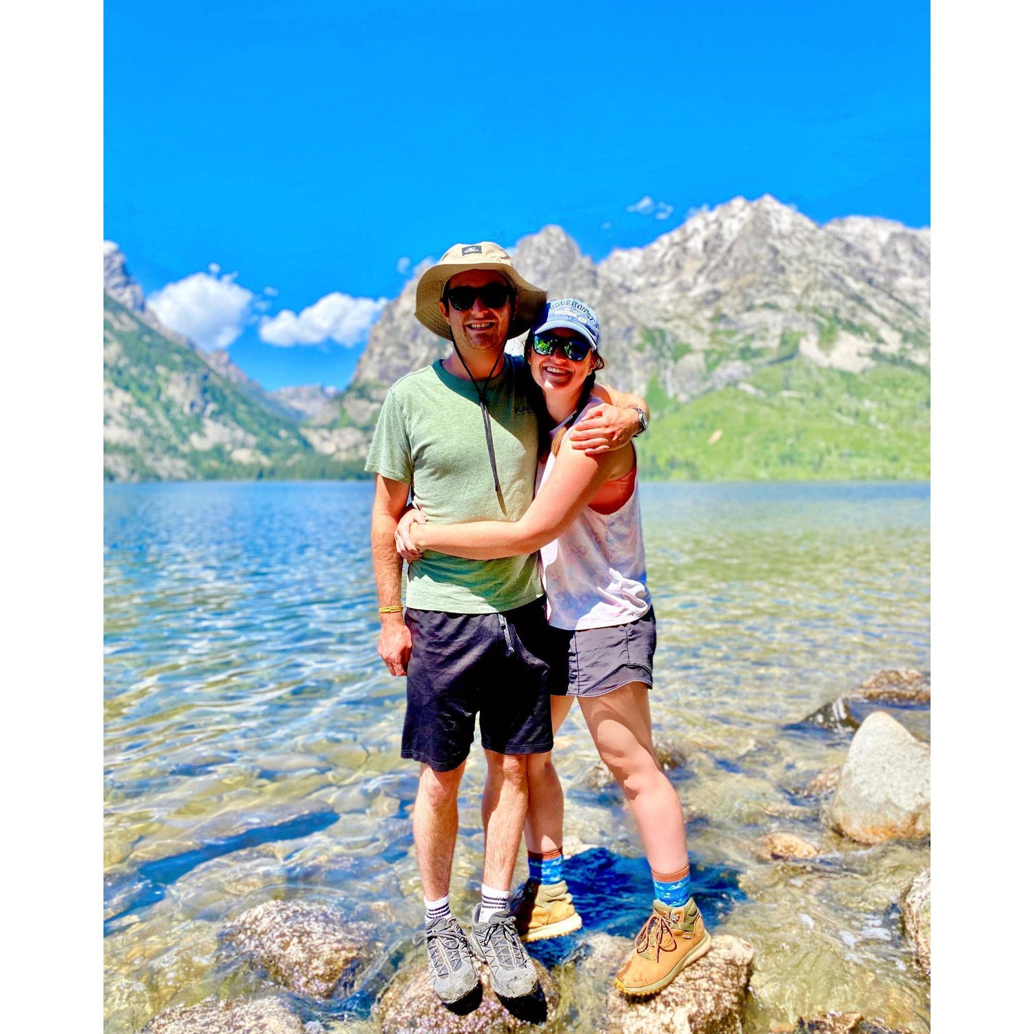 Hiking at Jenny Lake in Grand Teton National Park
