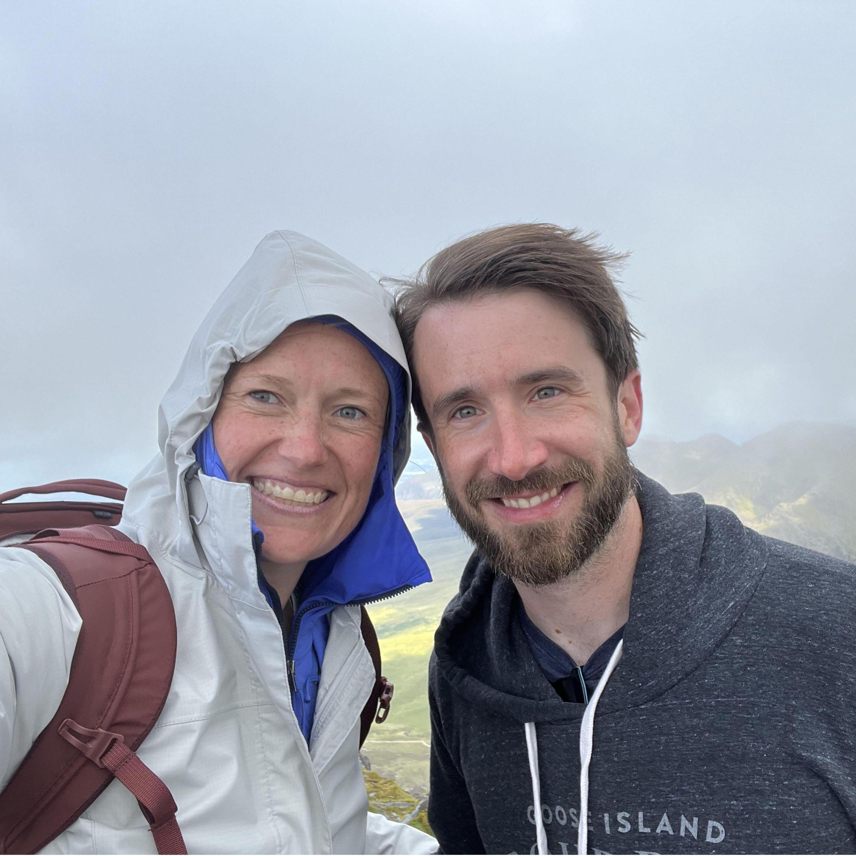 Hiking Carrauntoohil--highest point in Ireland!