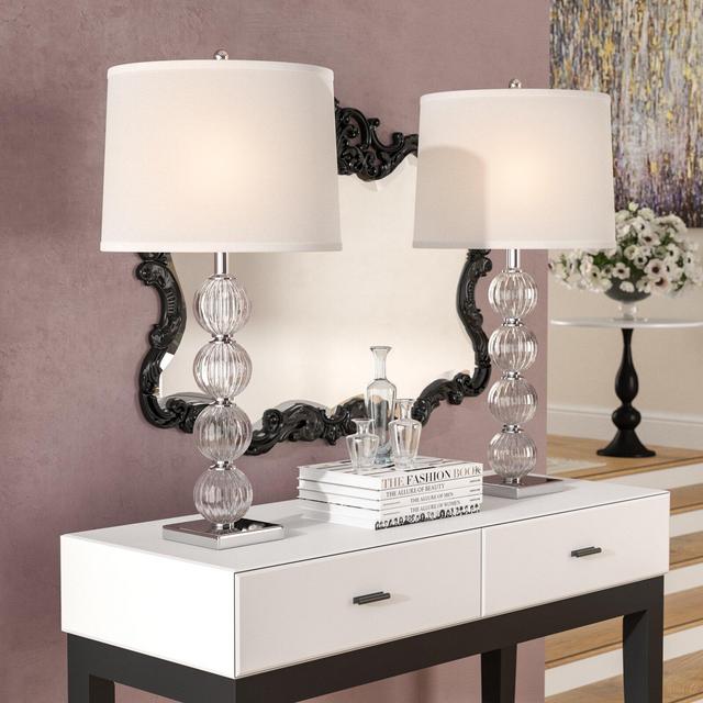 Gagnier 30" Clear/Metallic Table Lamp Set (Set of 2)