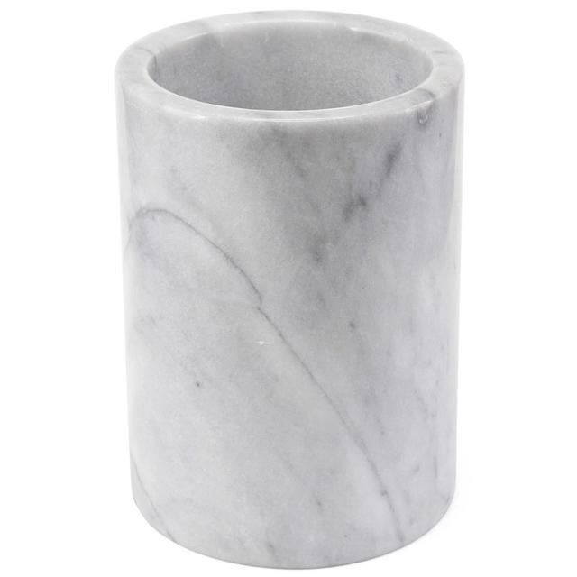 Artisanal Kitchen Supply® Marble Utensil Crock in White