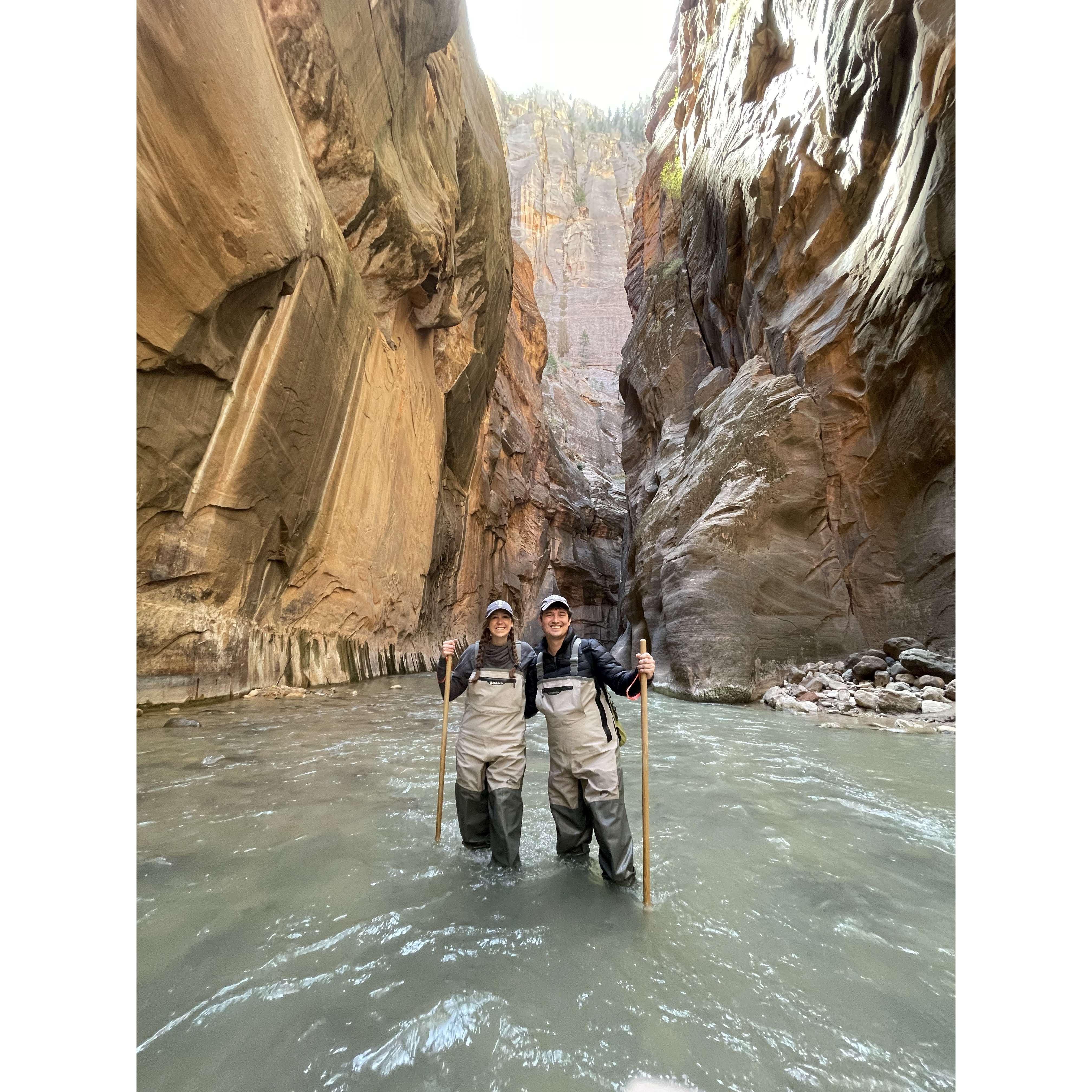 The Narrows Zion National Park in Utah ~ 2020
