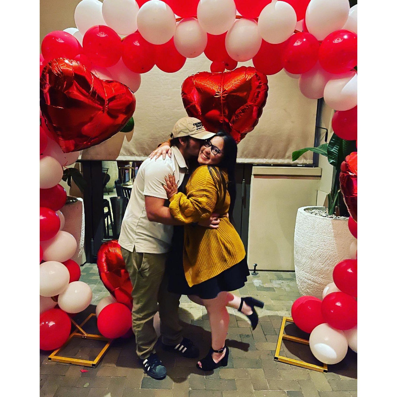 Our first Valentine's Day!