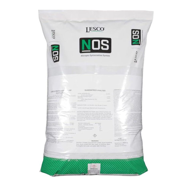 Lesco 18-24-12 Starter Fertilizer NOS - 50 lb - Covers 12,000 sqft. (Nitrogen Optimizing System) for Increased nitrogen use Efficiency and Extended Greening