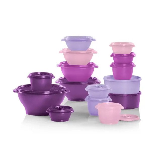 Tupperware 30pc Heritage Food Storage Container Set Lavender