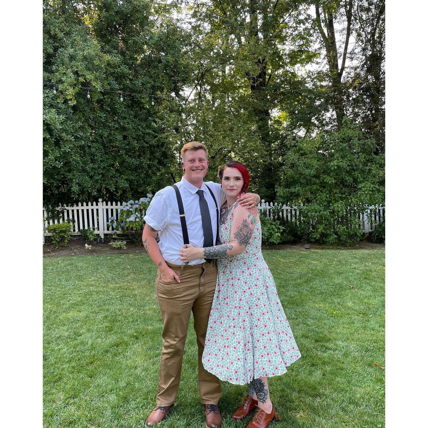 At our best friends wedding