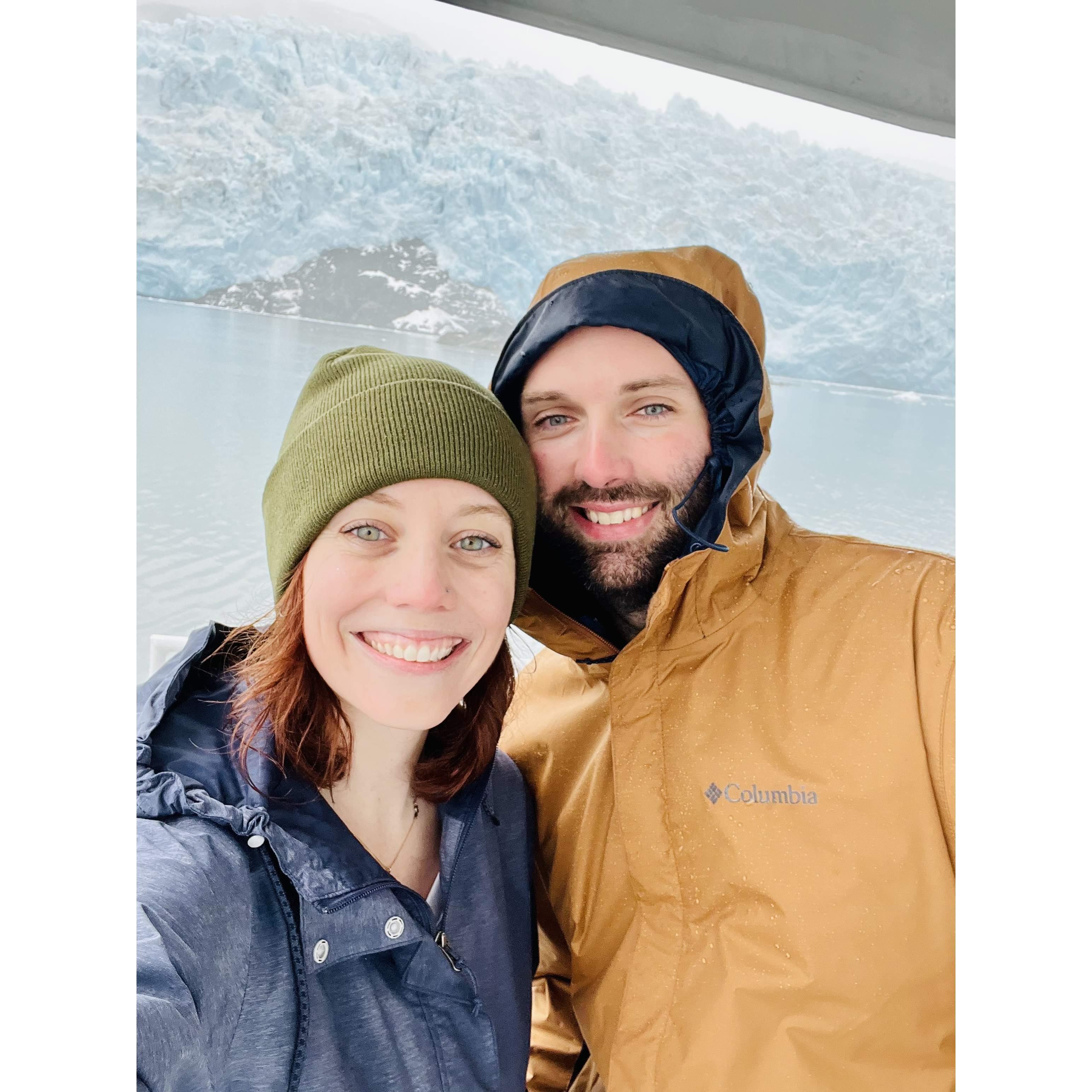 Aialik glacier in Kenai Fjords