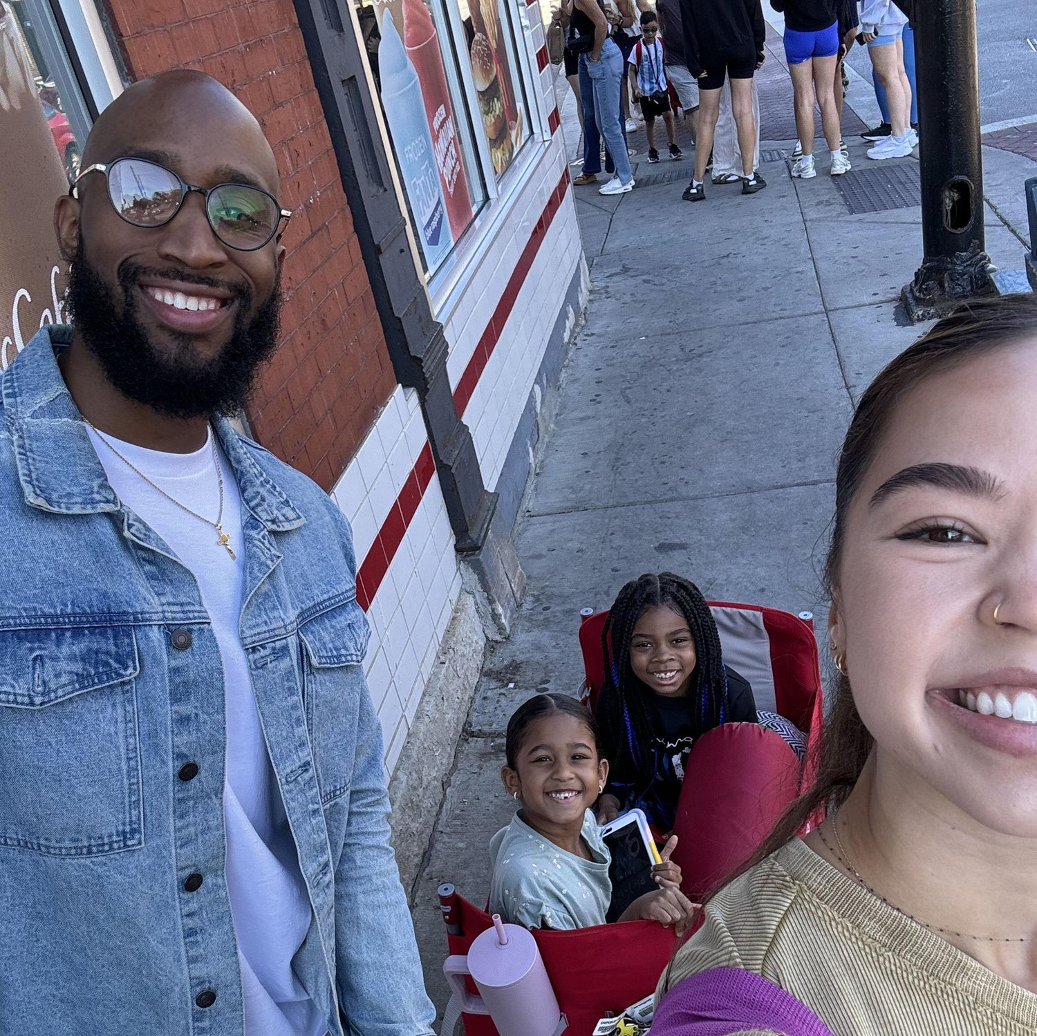 We love spending time with Zari (Jacob's niece); on our way to the Air & Water Show 2024