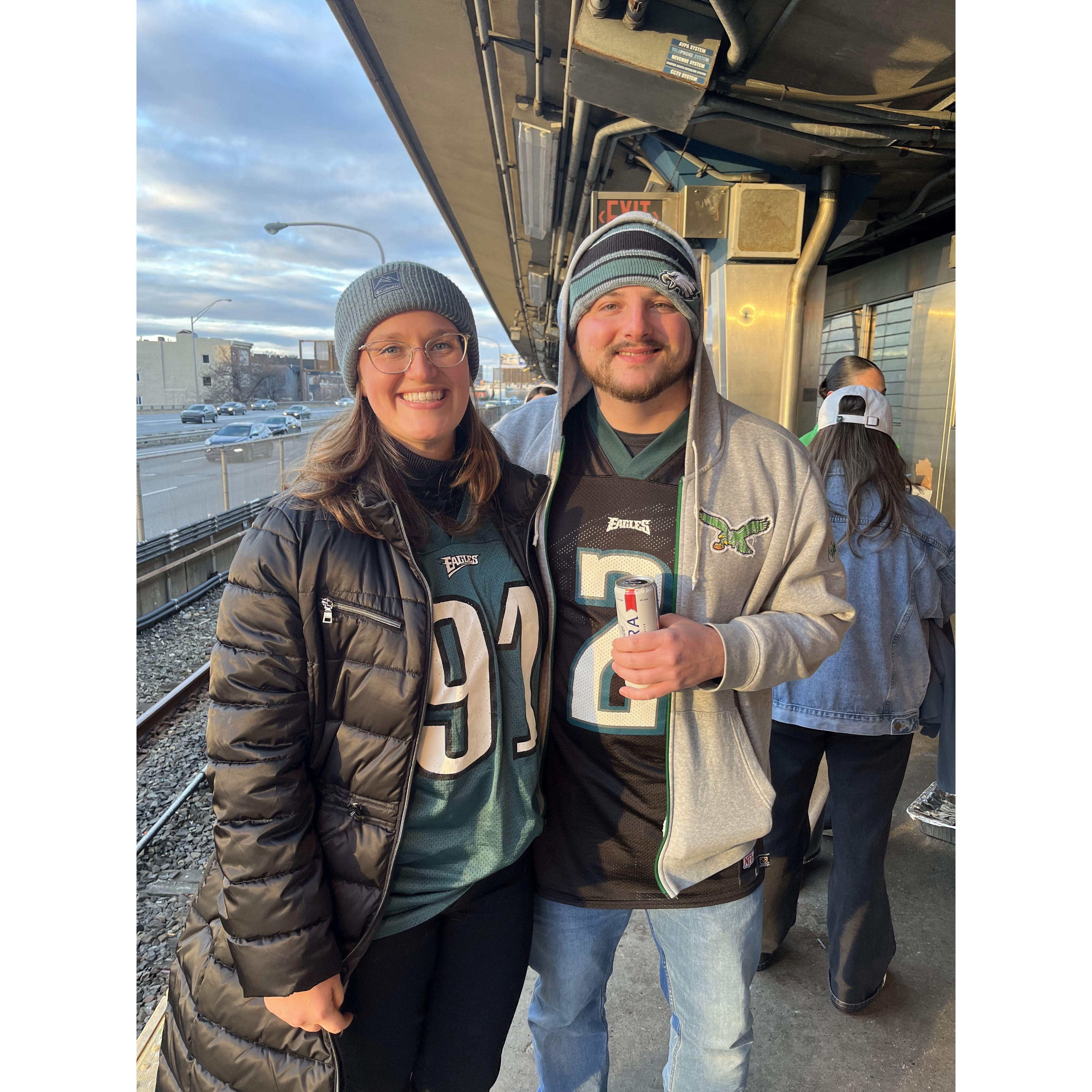 The Gang wins the Superbowl.