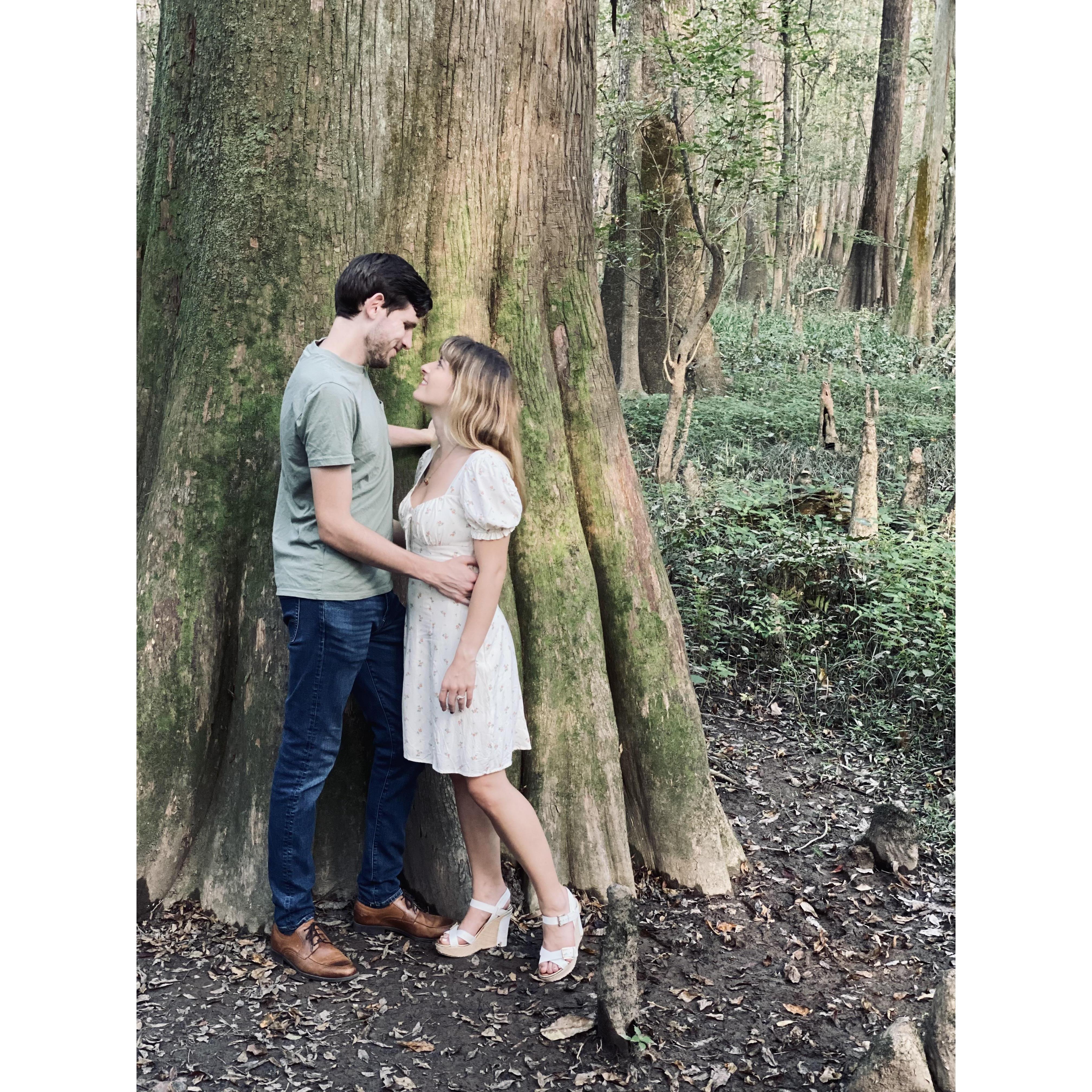 Cori's genetic counseling classmates helped take some engagement pictures