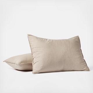 Organic Crinkled Percale Sham