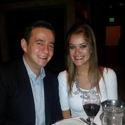 Celebrating Ashley & Mike at their rehearsal dinner in Sarasota, FL in November 2015