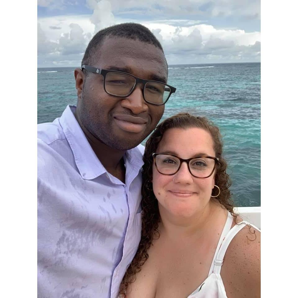 Jaylyn won a trip to Antigua on Wheel of Fortune and Nicole was lucky to join him on the trip.