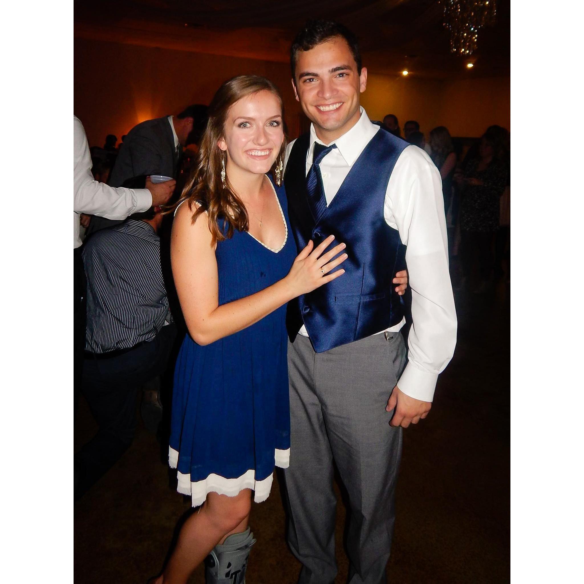Kara's & Tyler's wedding - just shortly after we began dating