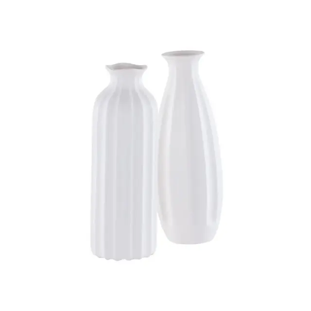 Ilsa Ceramic Vase Set Of 2 - RDC4010 - White - Safavieh