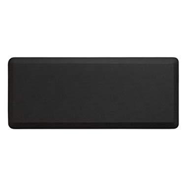 NewLife by GelPro Anti-Fatigue Designer Comfort Kitchen Floor Mat, 20x48”, Grasscloth Charcoal Stain Resistant Surface with 3/4” Thick Ergo-foam Core for Health and Wellness