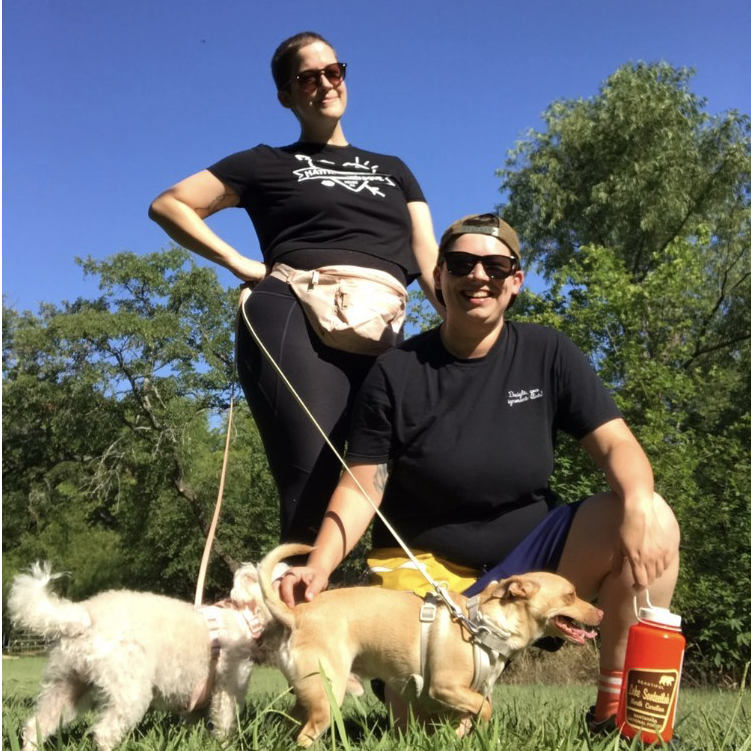 Summer Dallas hikes with the pups.
