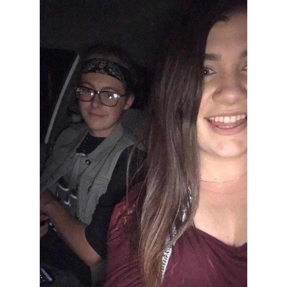 The first photo we have together in July of 2017