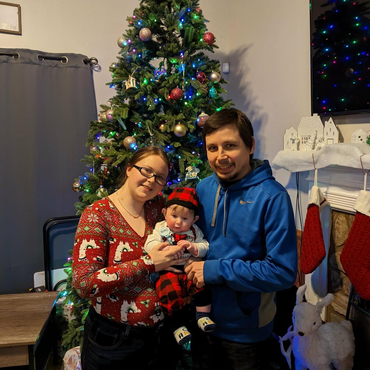 This was our first Christmas as a Family of 3.