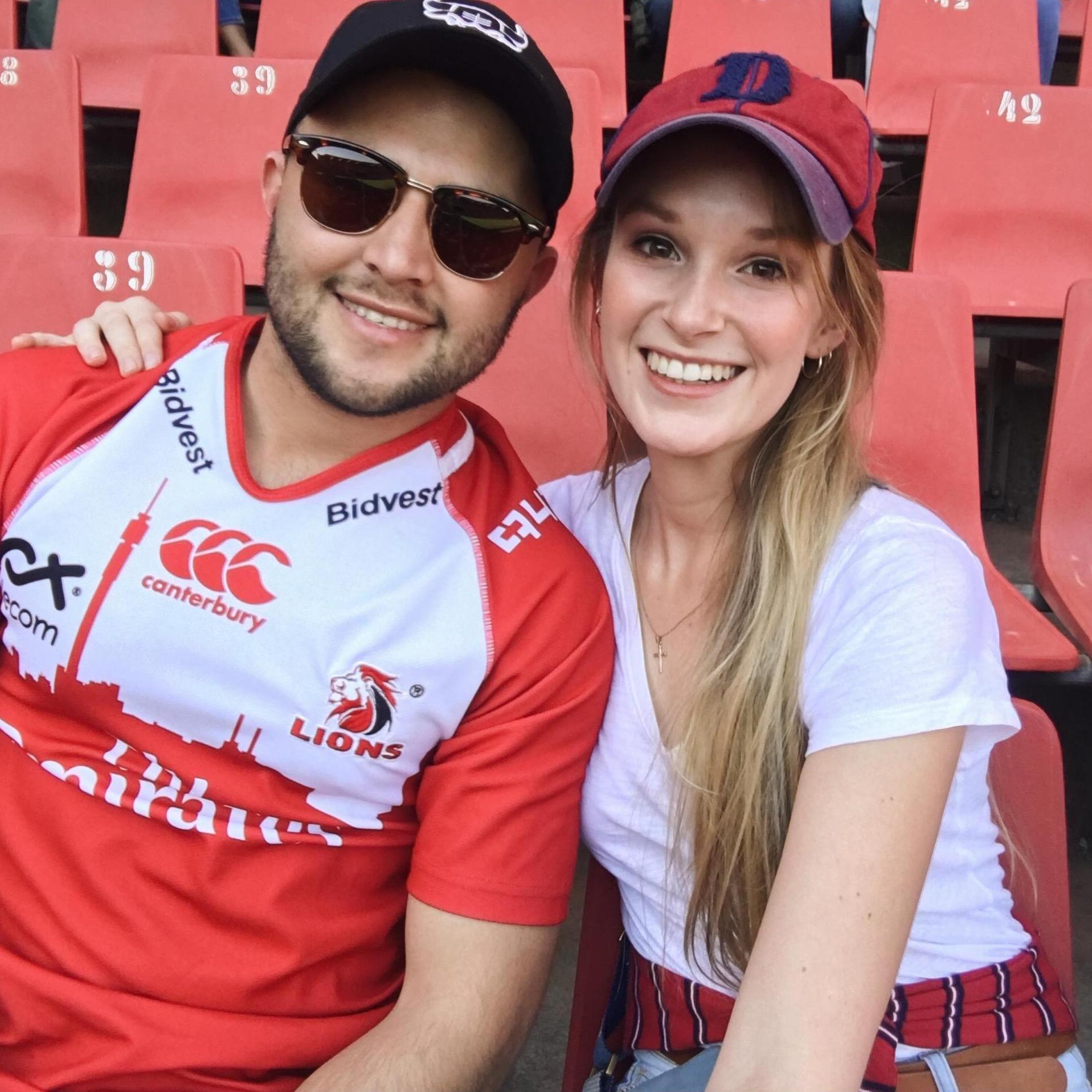Een van vele Lions games by Ellis Park.