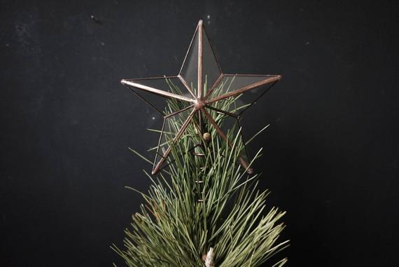 Glass Tree Topper, Christmas Tree Topper, Christmas Star, Christmas Ornament, Christmas trees, Glass Star, Star Ornament