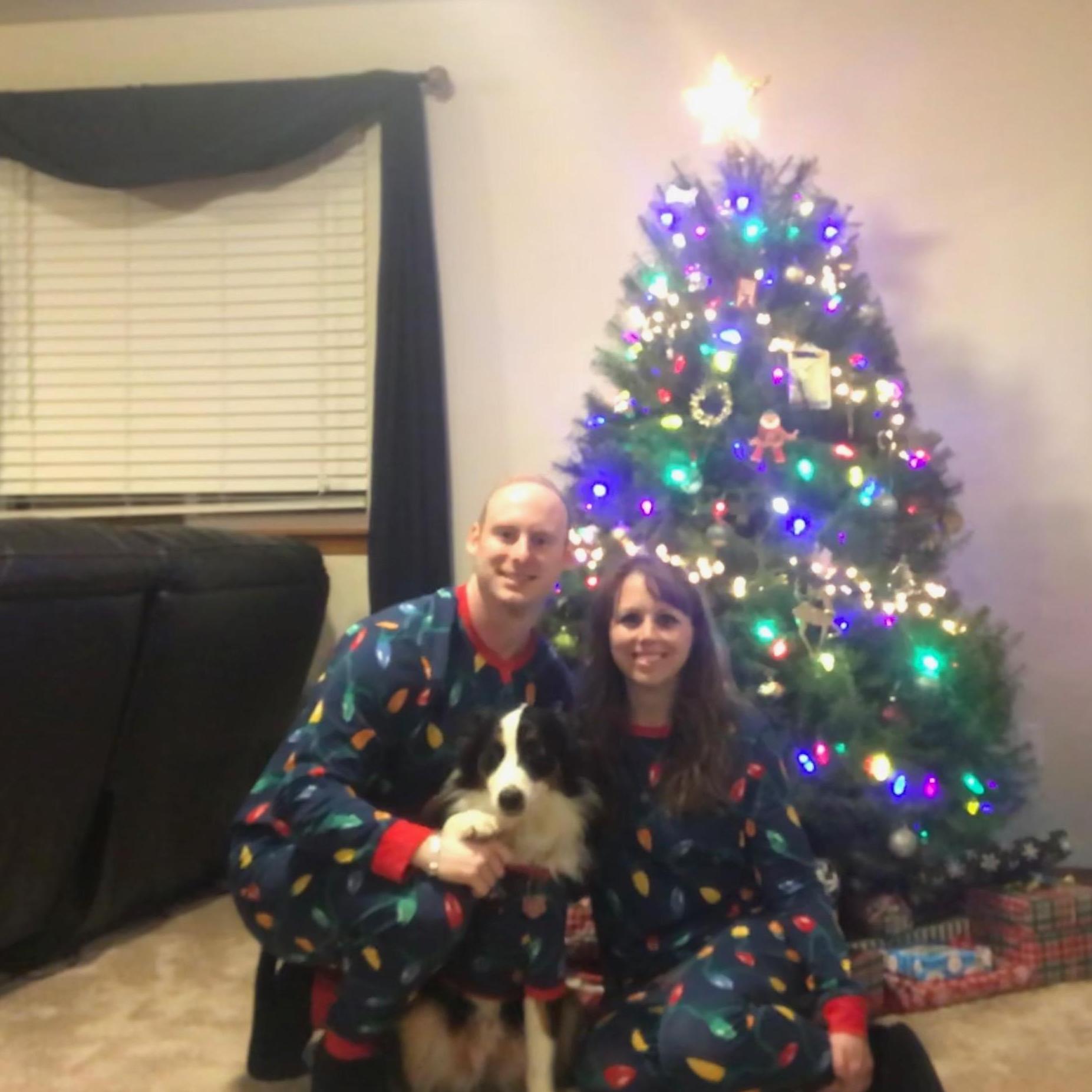 Our first Christmas together as a couple.