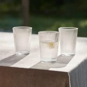 Pilastro drinking glasses, 24 cl, 6 pcs, clear