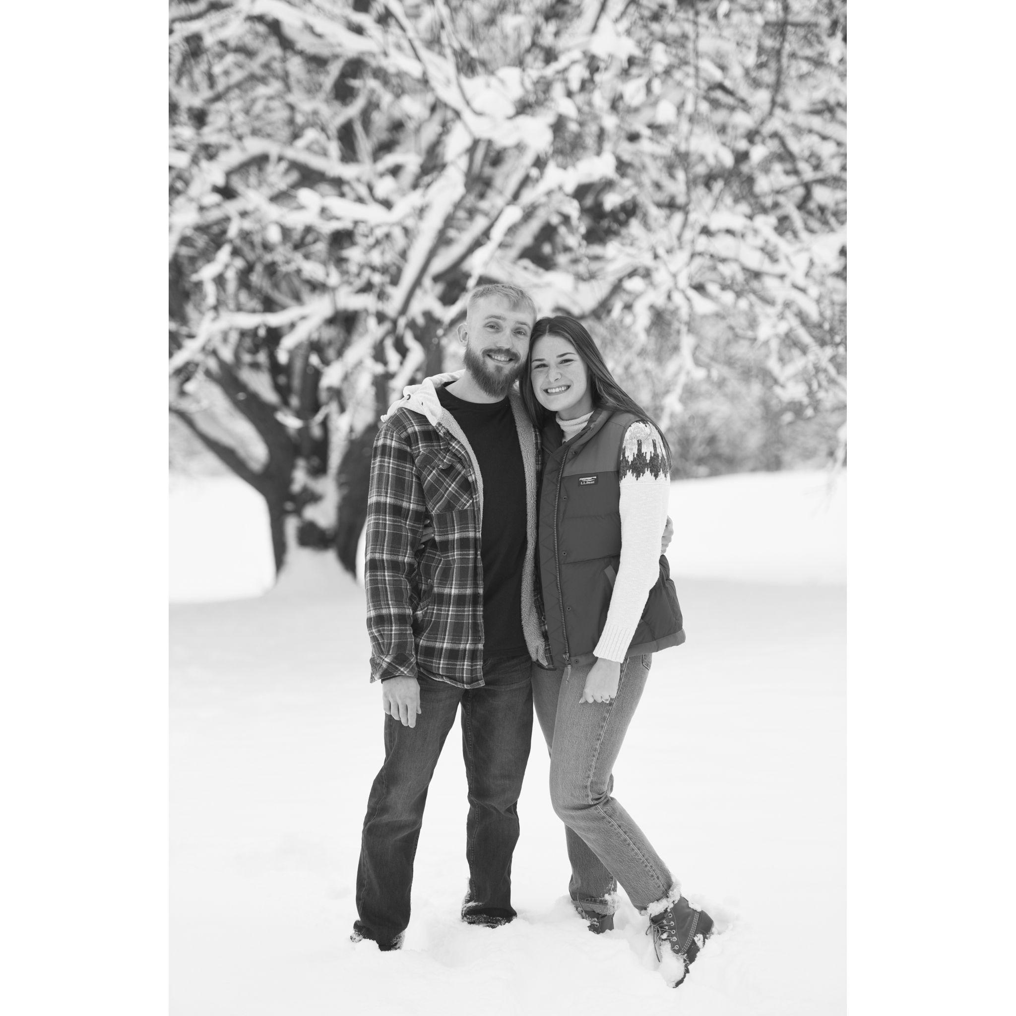 1/21/23 : Engagement pictures on Sidney's parent's land!