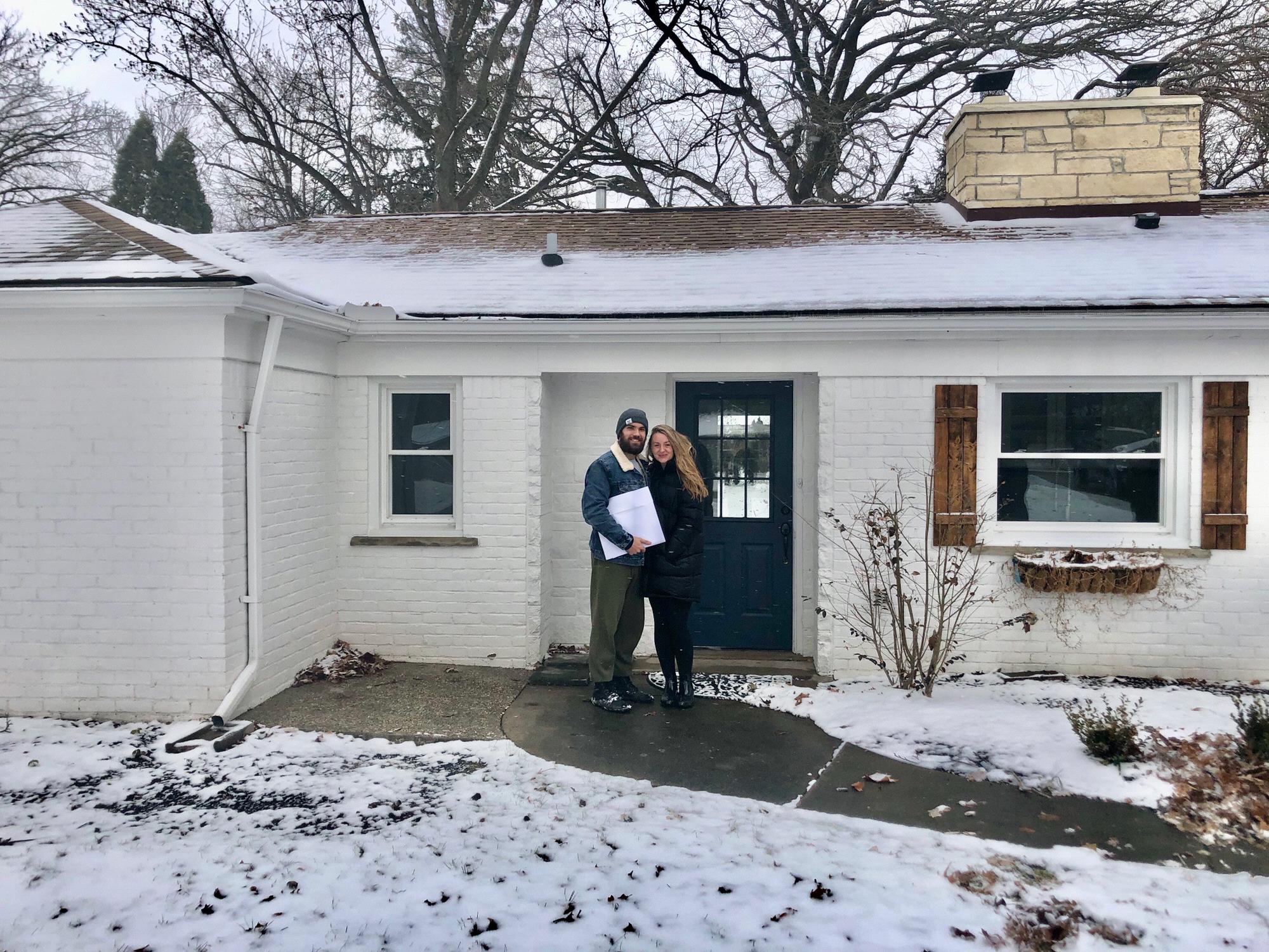 Move in day at our 1st house!