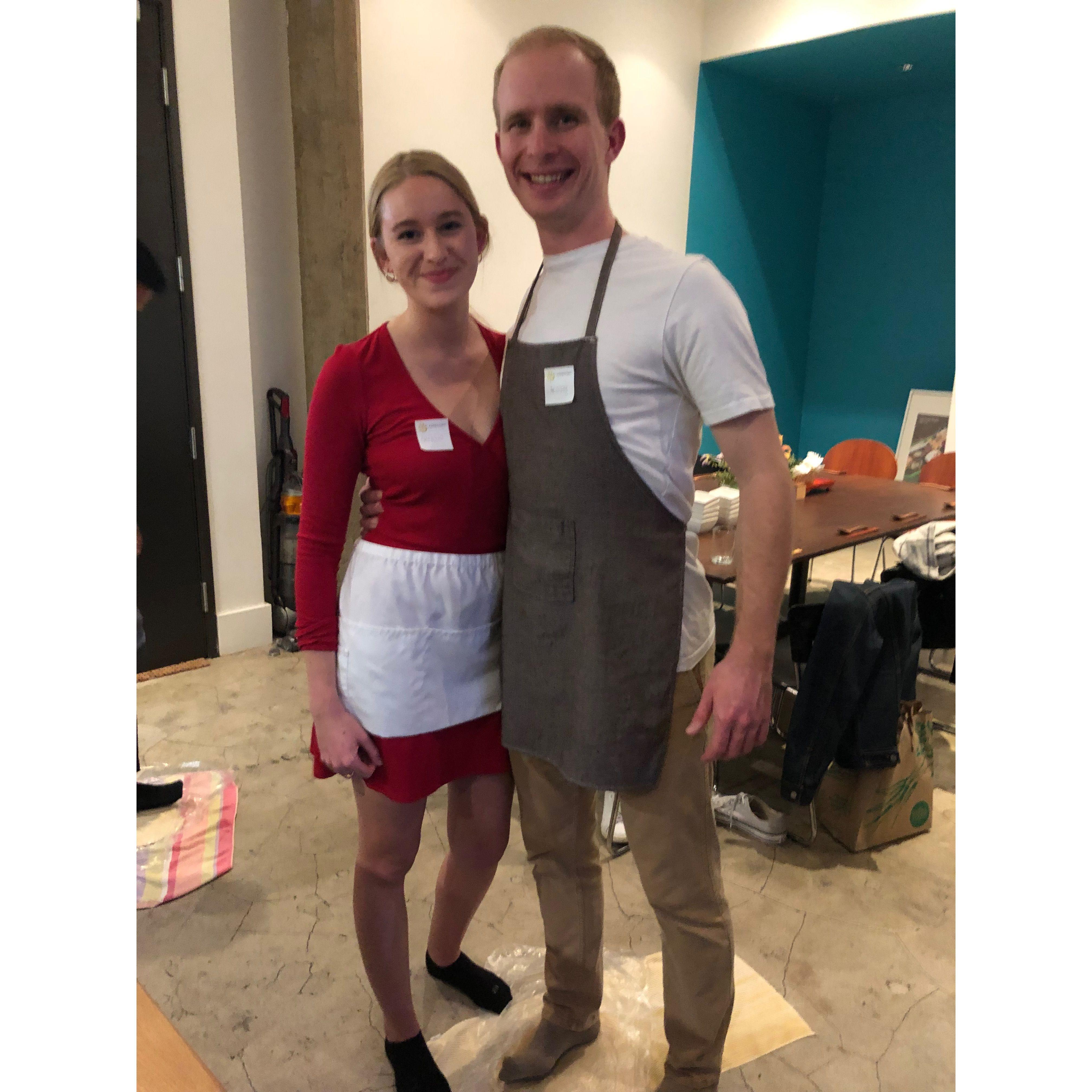 Ramen making class in LA, Winter 2019