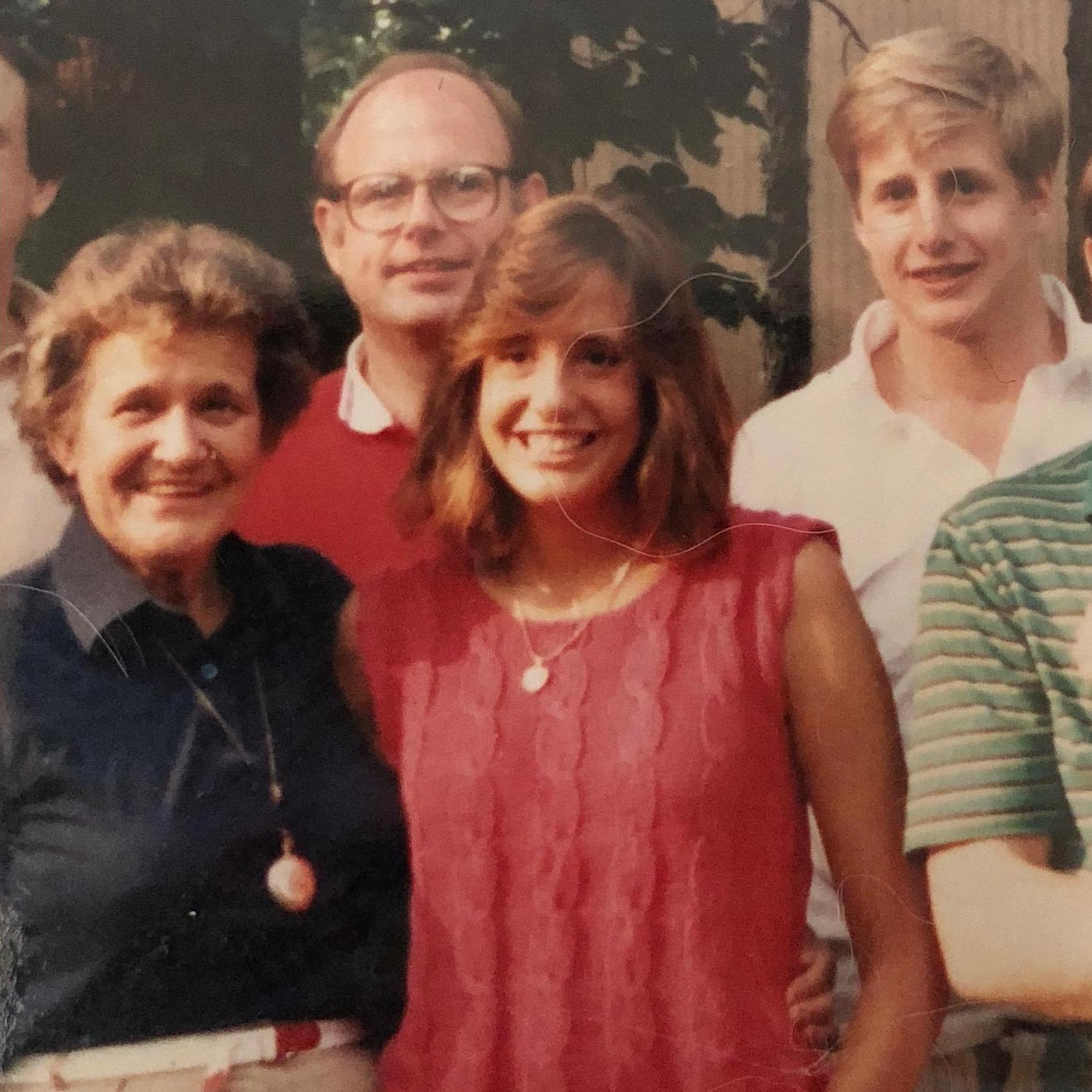... w/ grandma Hazel, dad John, & brother Jack '82ish