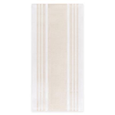 All-Clad Striped Dual Kitchen Towel in Titanium