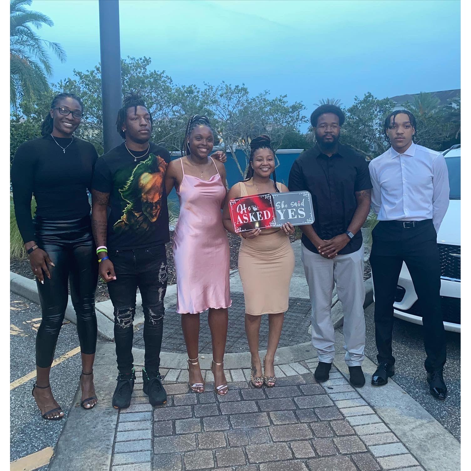 He asked and she said YES!