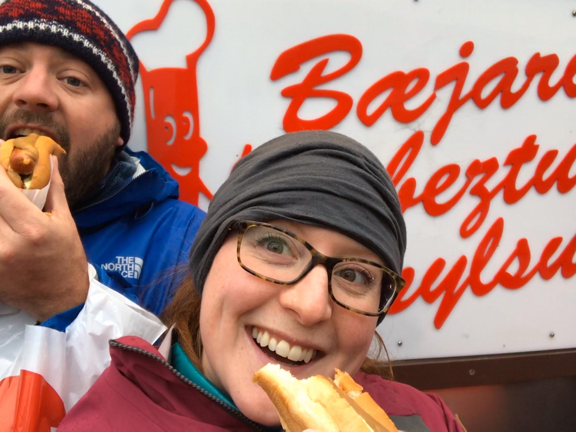 Favorite hot dogs In Iceland!